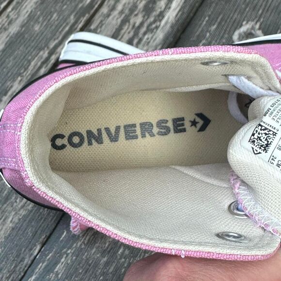 Pink Converse High Top All Stars Mens Size 5.5 Womens Size 7.5 - Picture 6 of 8